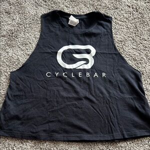 CycleBar Black Crop Top